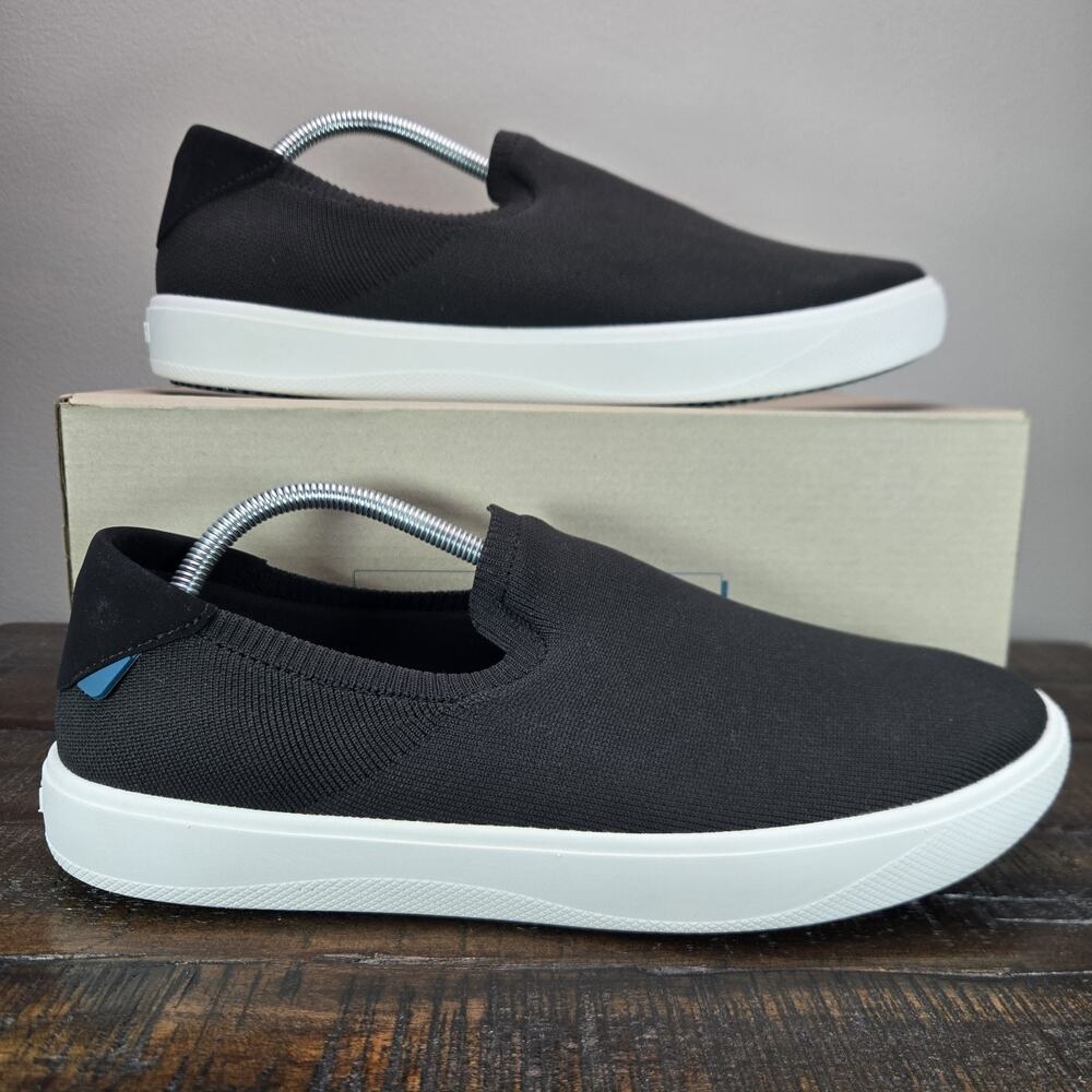 Vessi Boardwalk Slip On Mens Size 11 Waterproof Shoes Sneakers Boulder Black